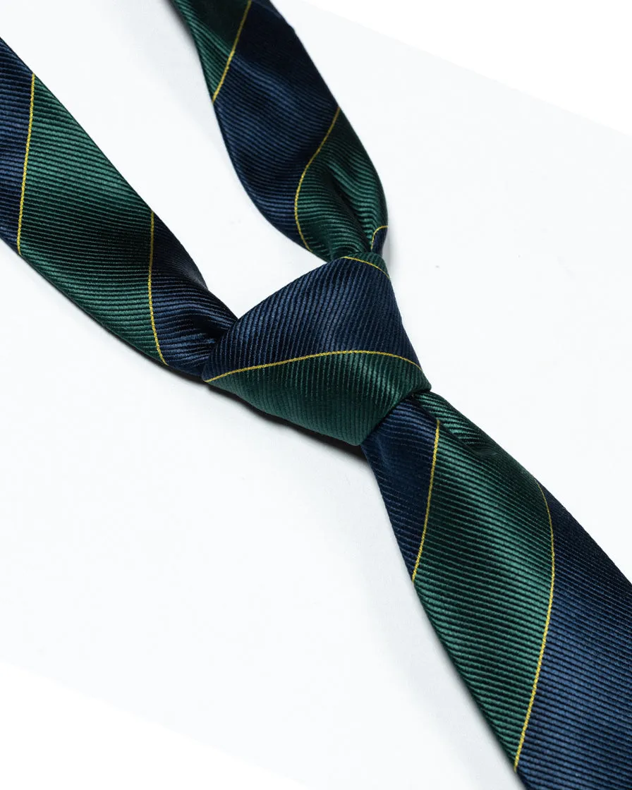 Dark Green Regimental Tie