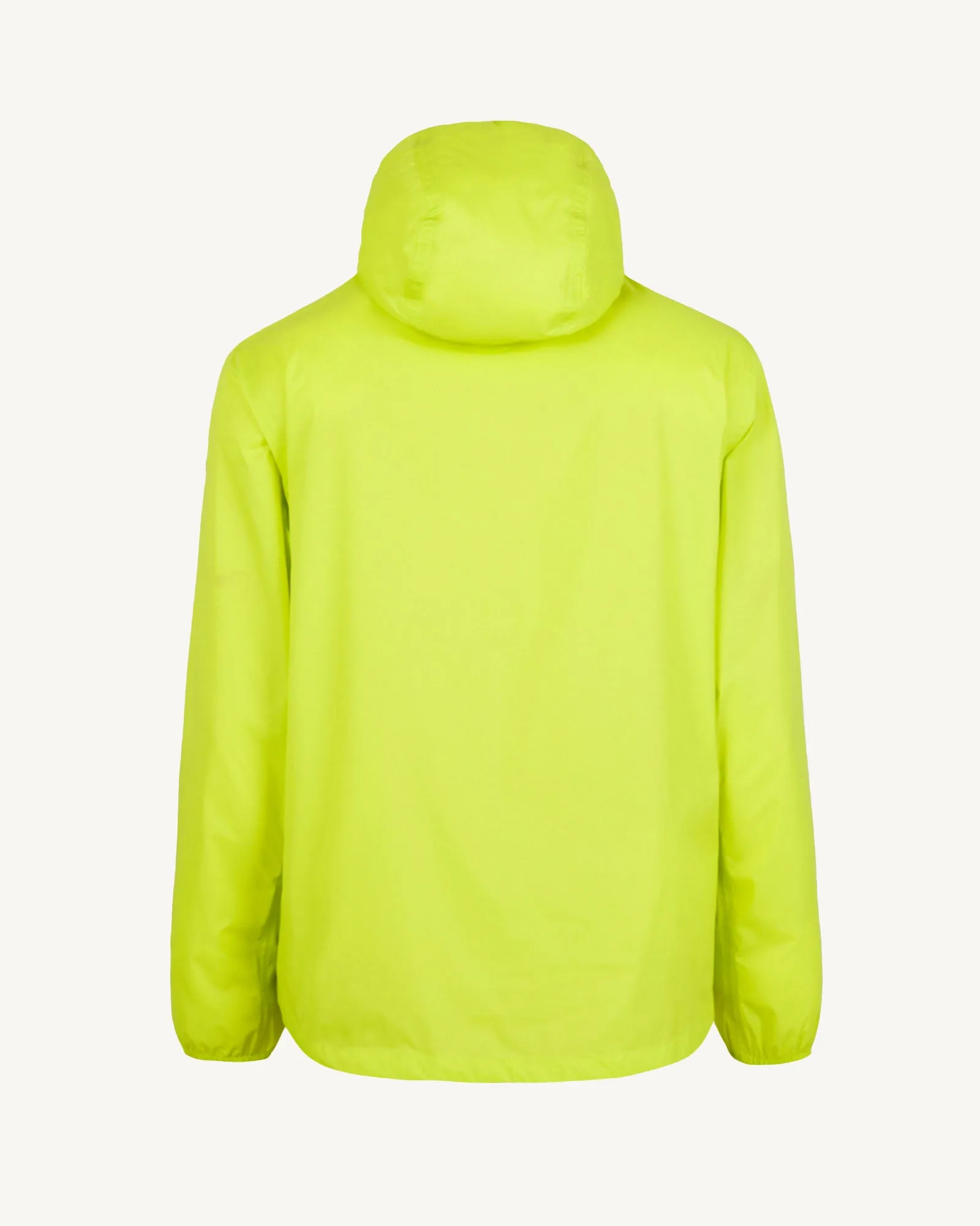 Derry waterproof packable jacket Acid green