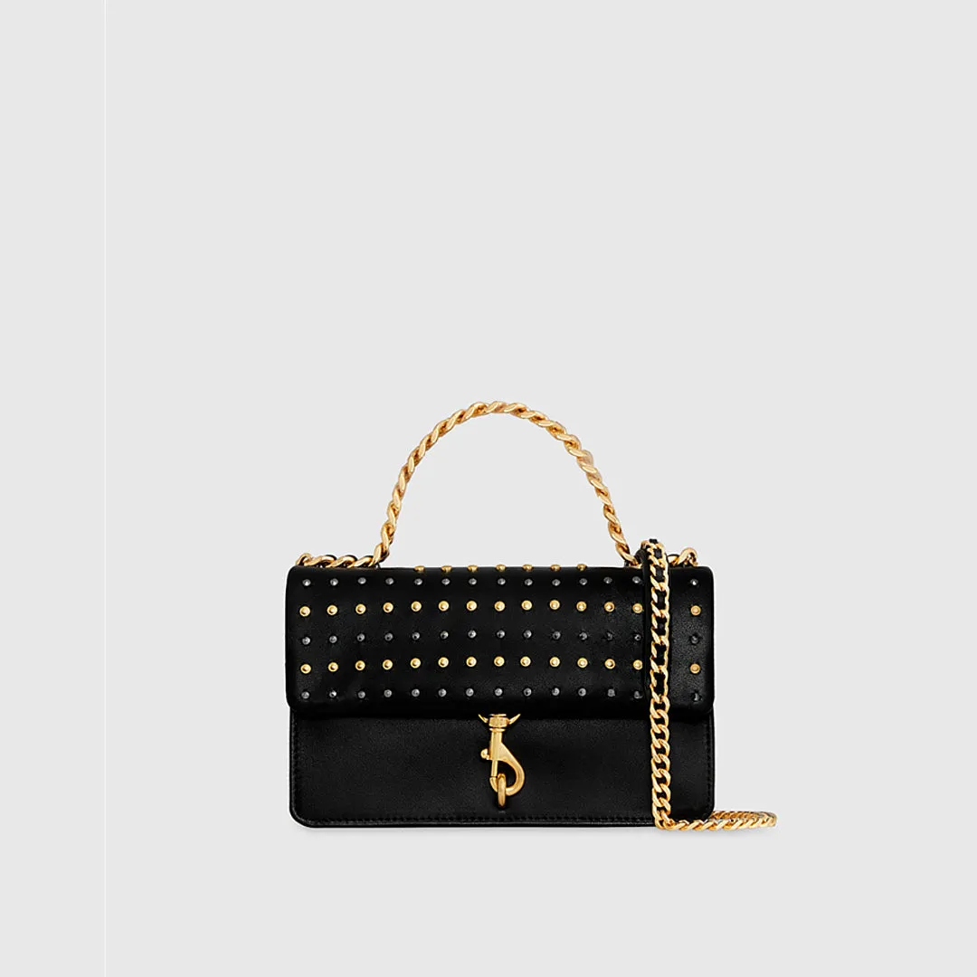 Edie Studded Mini Crossbody On A Chain