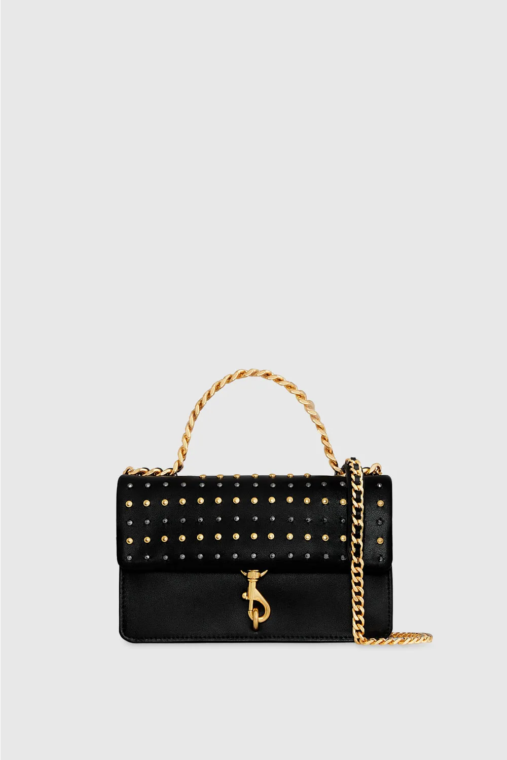 Edie Studded Mini Crossbody On A Chain