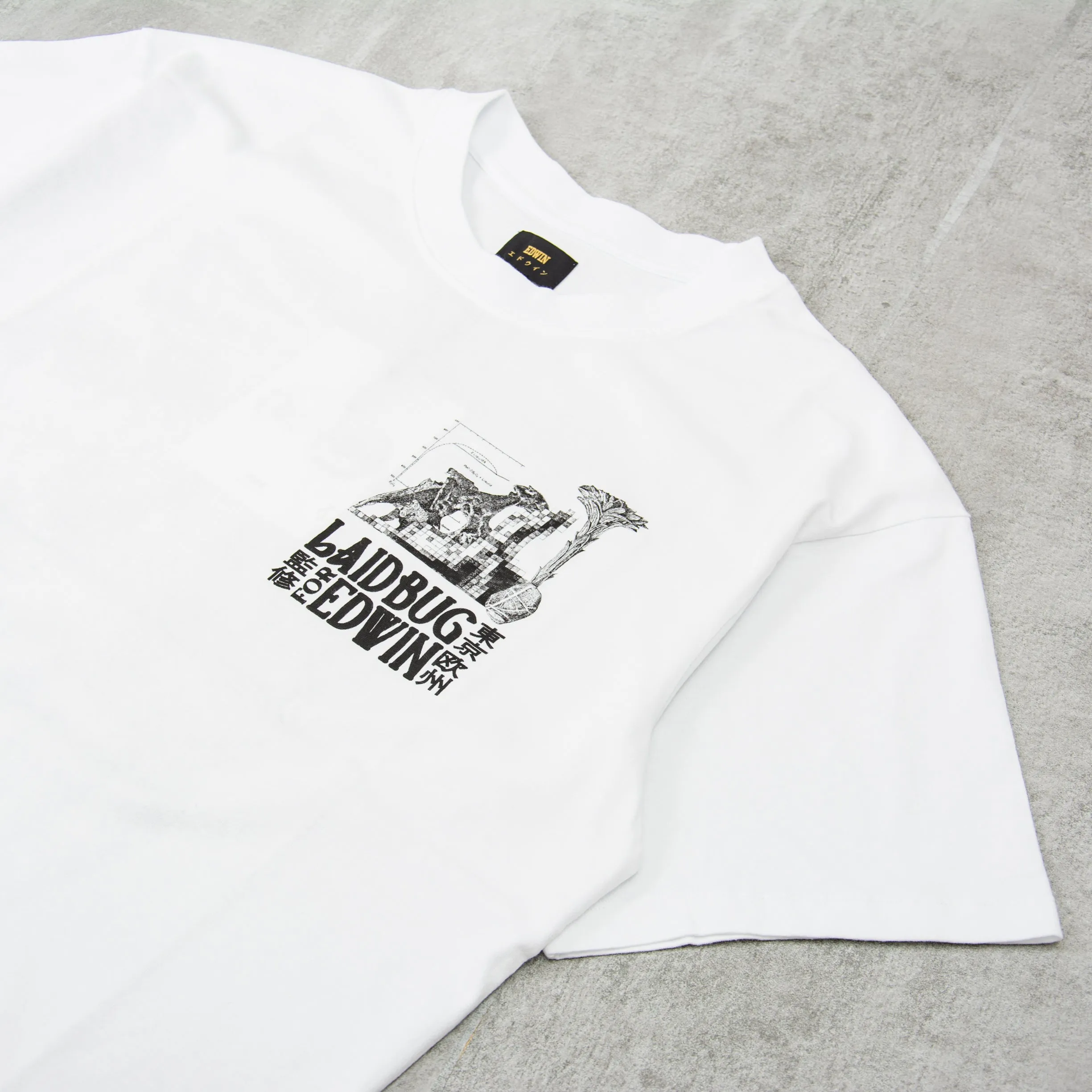 Edwin Yusuke Isao S/S Tee - White