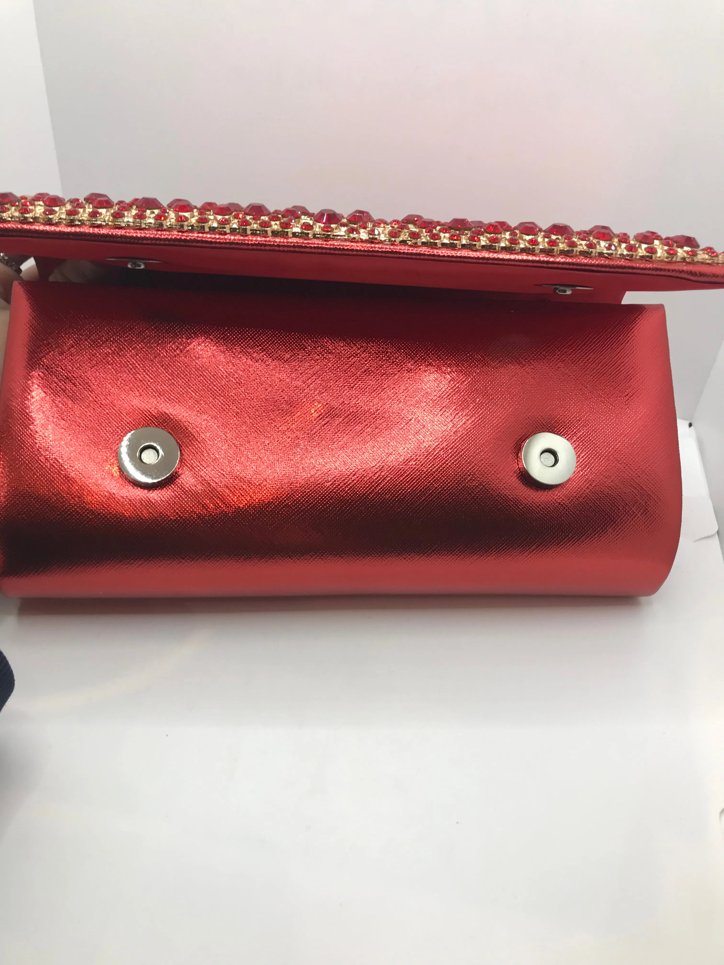 Fashion red clutch