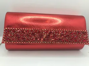 Fashion red clutch