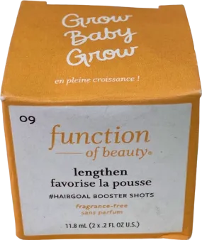 Function of Beauty Hairgoal Booster Shots Lengthen 11.8ml