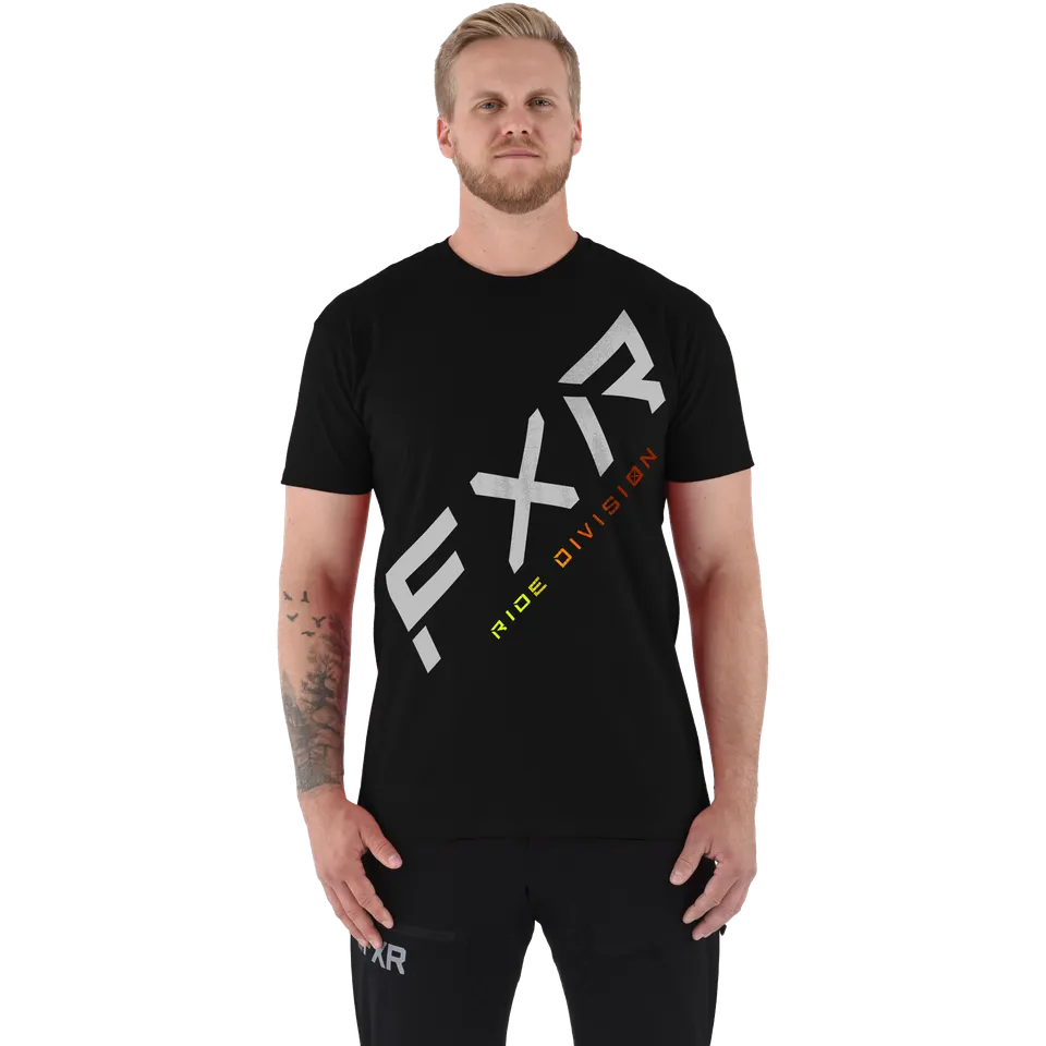 FXR CX Tee Black/Inferno