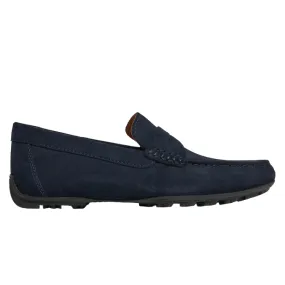 Geox Men's moccasin shoe in suede Kosmopolis   Grip U35CFB00020C4064 blue