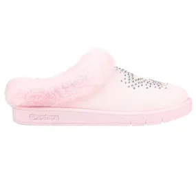 Girls Kids Bedroom Slippers Skechers Sleepy Slides Fur lined 302943L Pink Sale