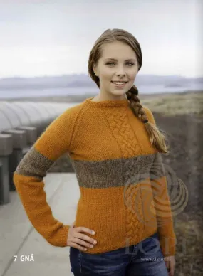 Gná Women Wool Sweater Orange