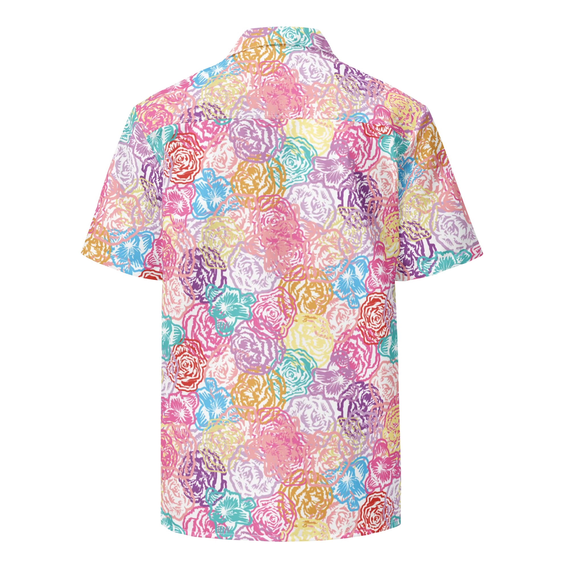 God's Patches Hawaiian Shirt Unisex button shirt