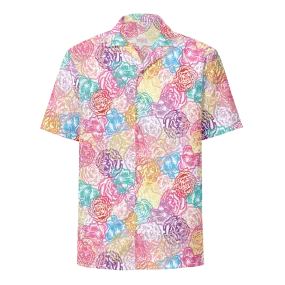 God's Patches Hawaiian Shirt Unisex button shirt