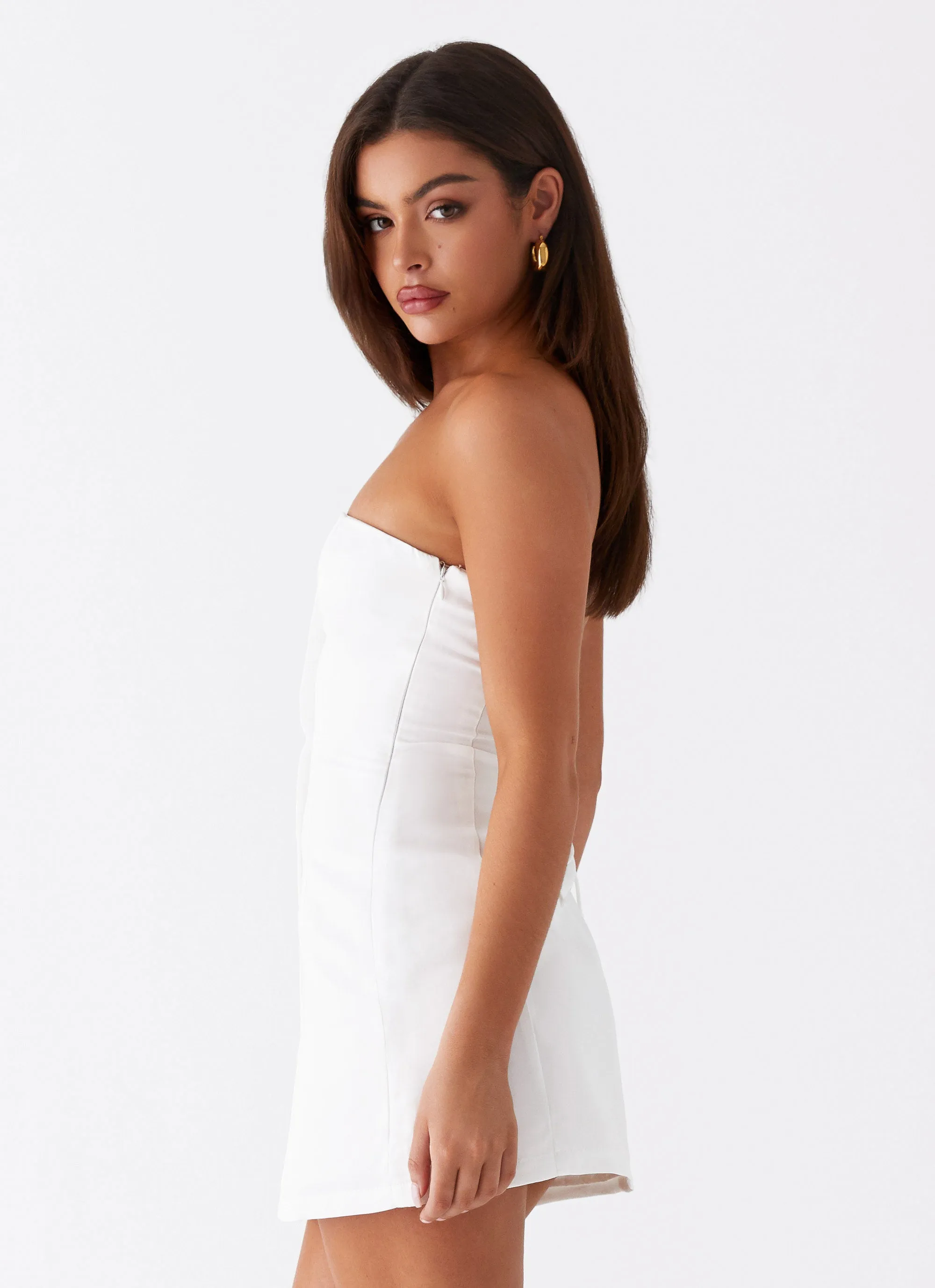 Good Lies Mini Dress - White