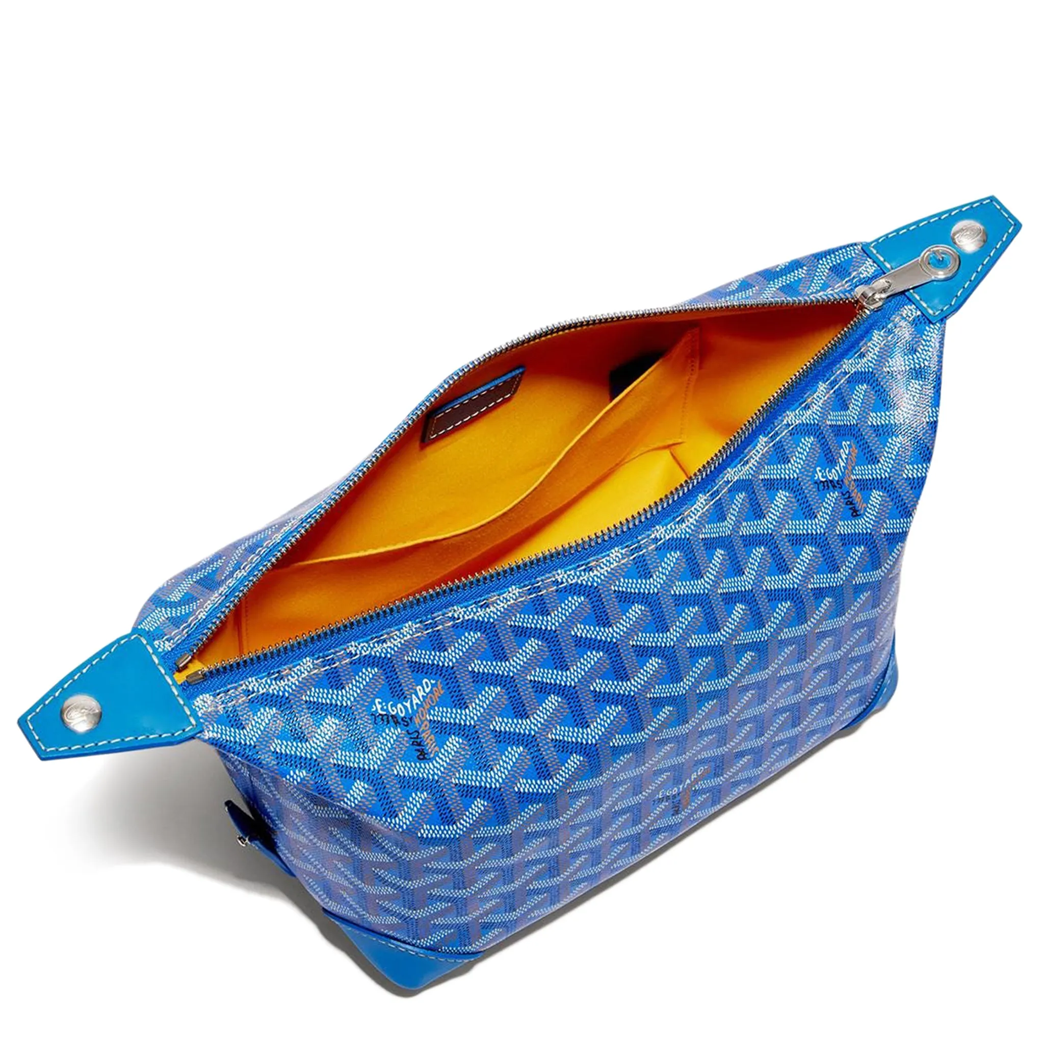 Goyard Bowling 25 Sky Blue Toiletry Bag