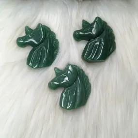 Green Aventurine Unicorn Carving~ Magical Protective Energy