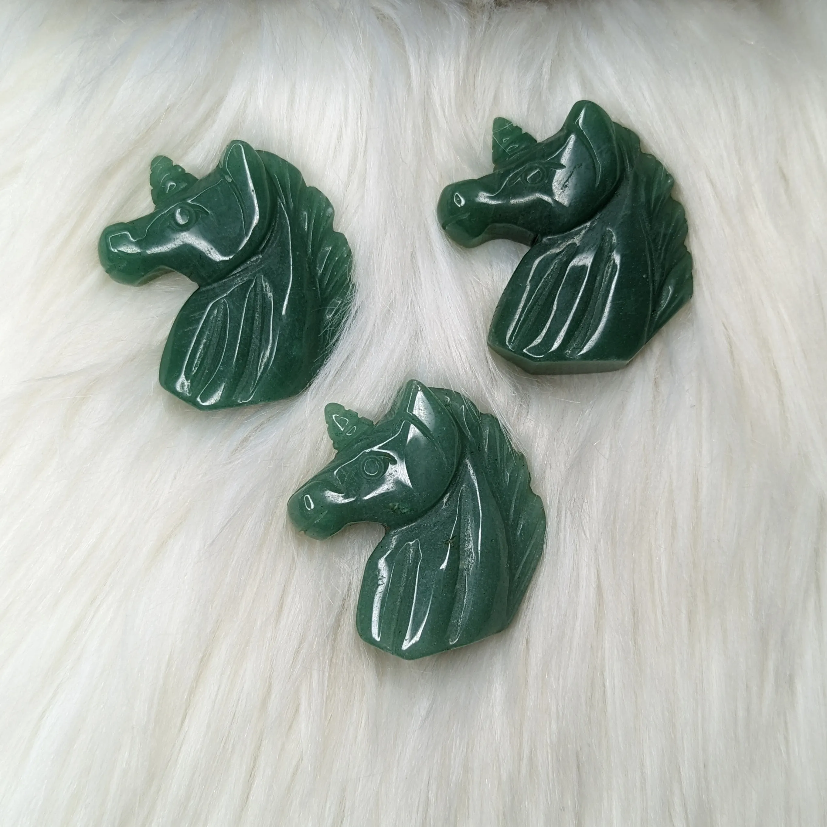 Green Aventurine Unicorn Carving~ Magical Protective Energy