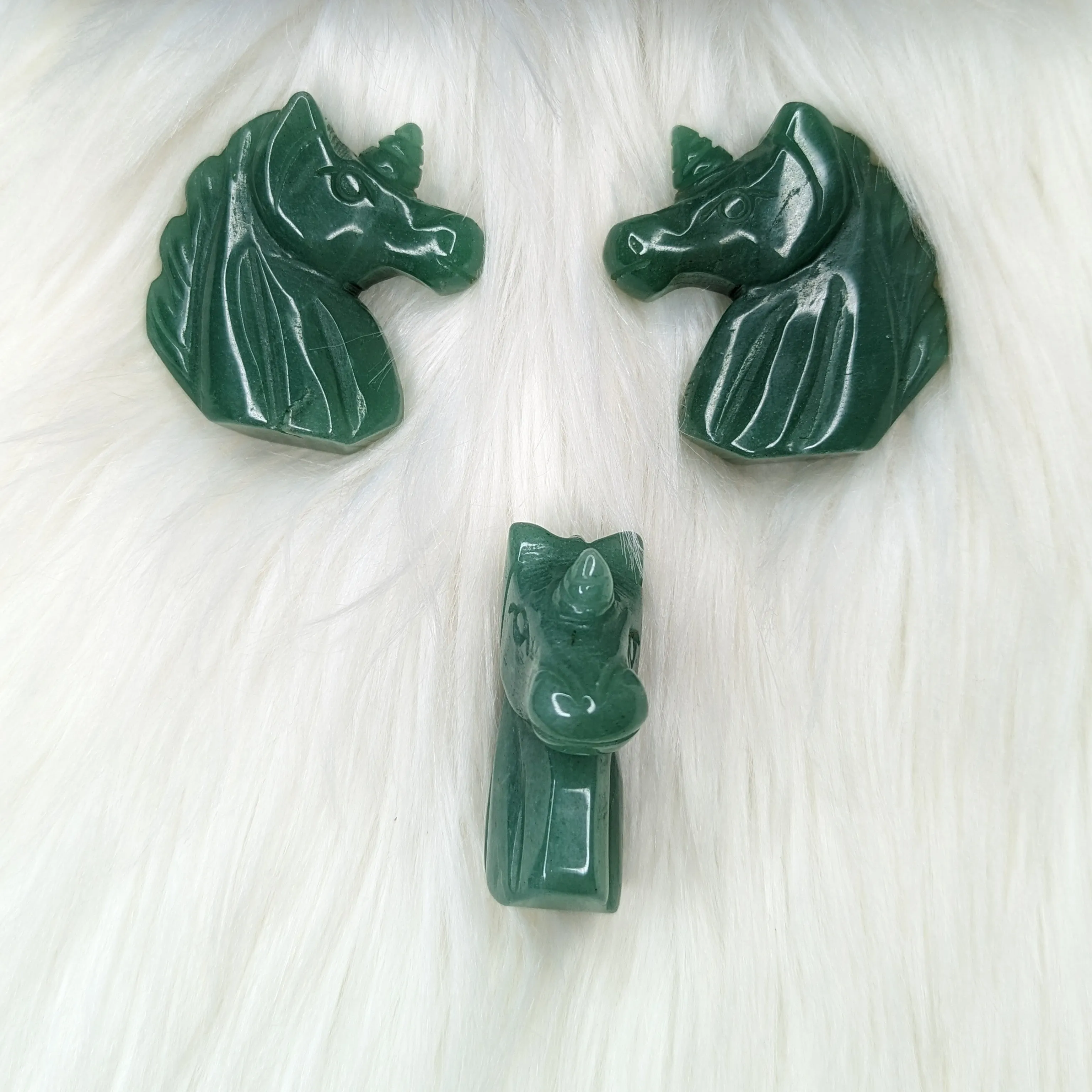 Green Aventurine Unicorn Carving~ Magical Protective Energy