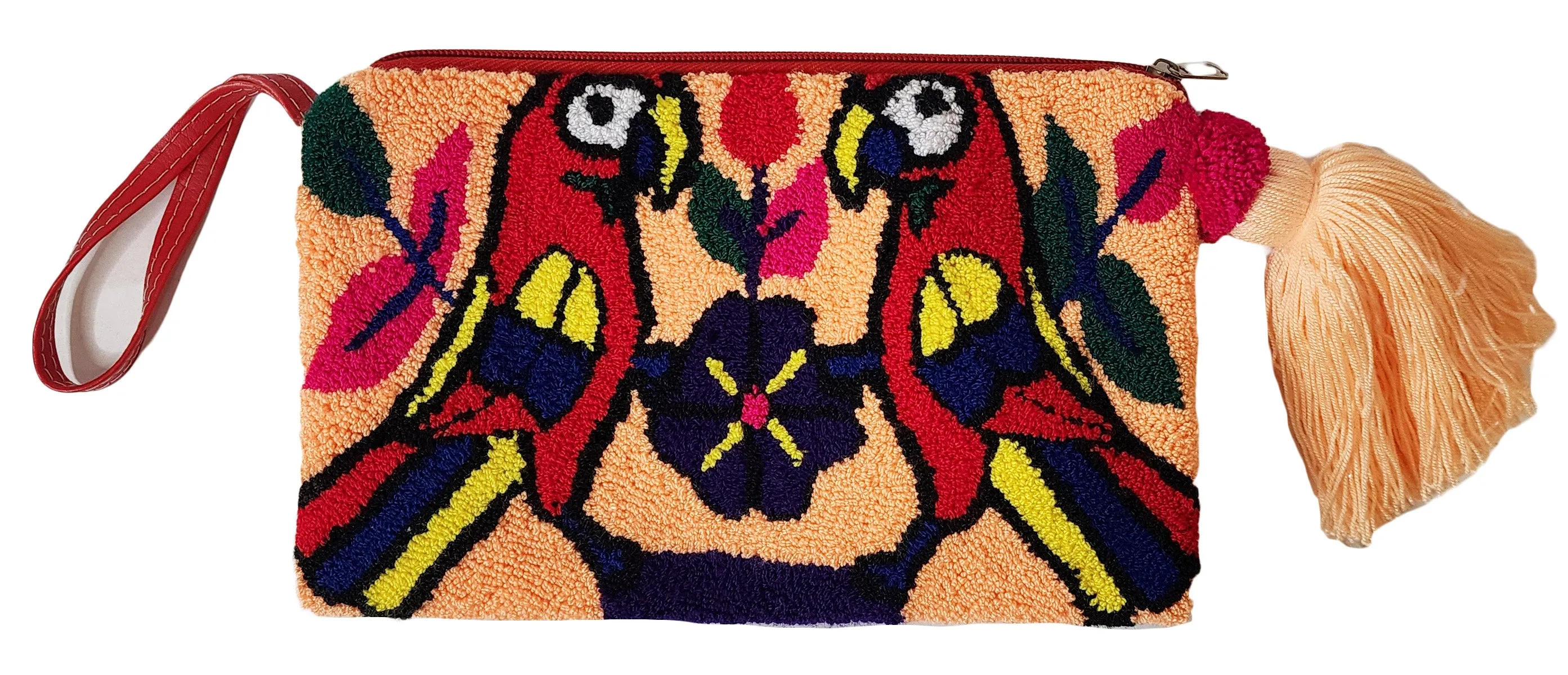 Haley Handmade Wayuu Punch-needle Clutch