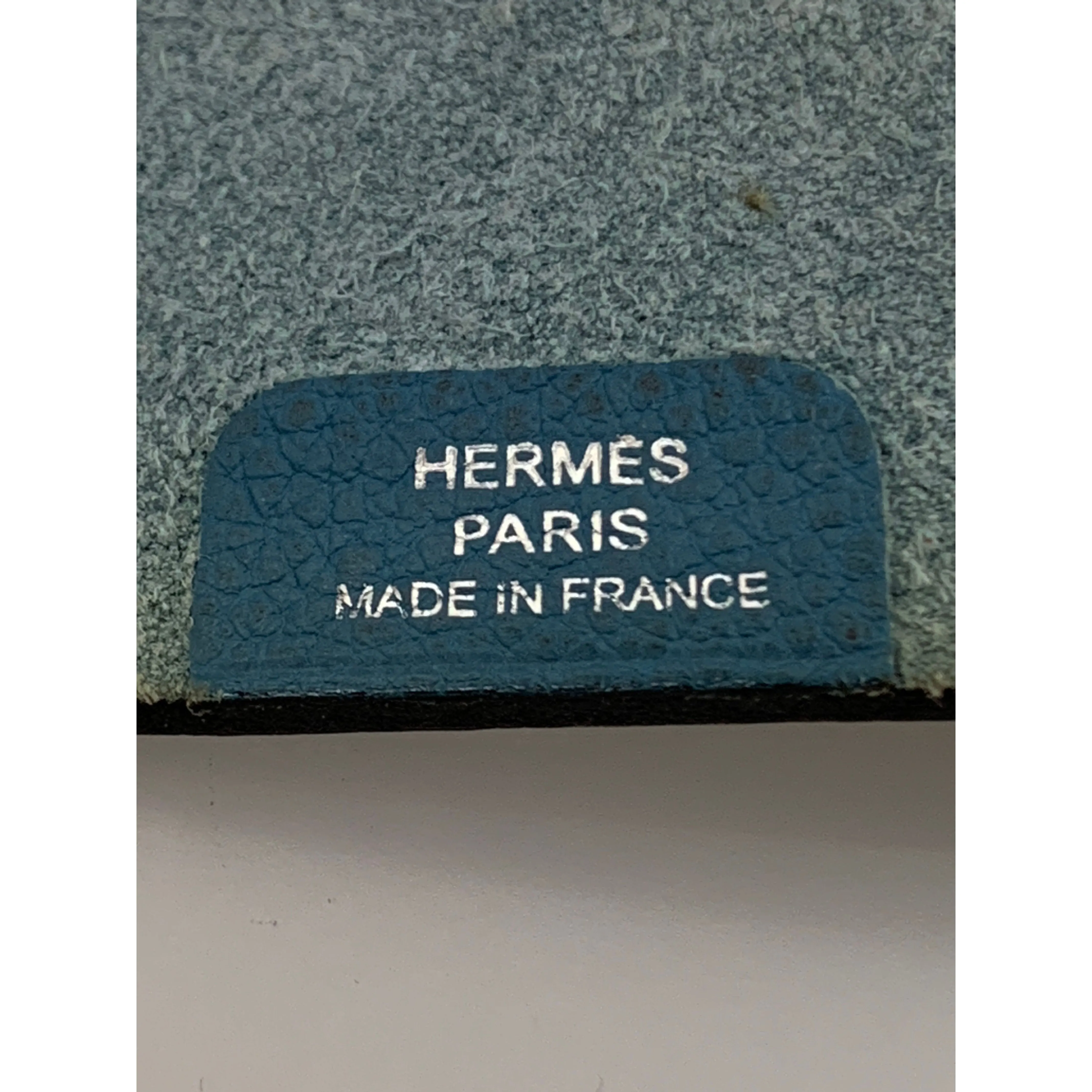 #HERMES/Organizer Cover/BLU/Leather/Plain