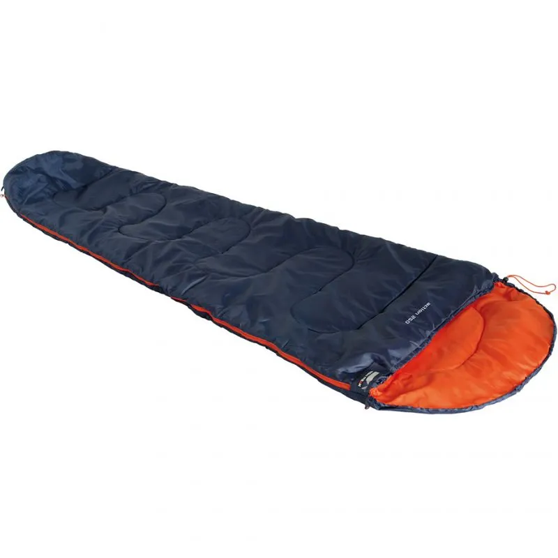 High Peak Action 250 Sleeping Bag - Navy Blue/Orange