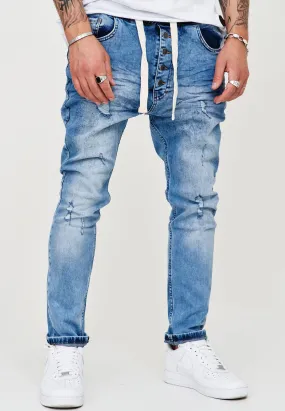 Jogger-Jeans Hellblau 289