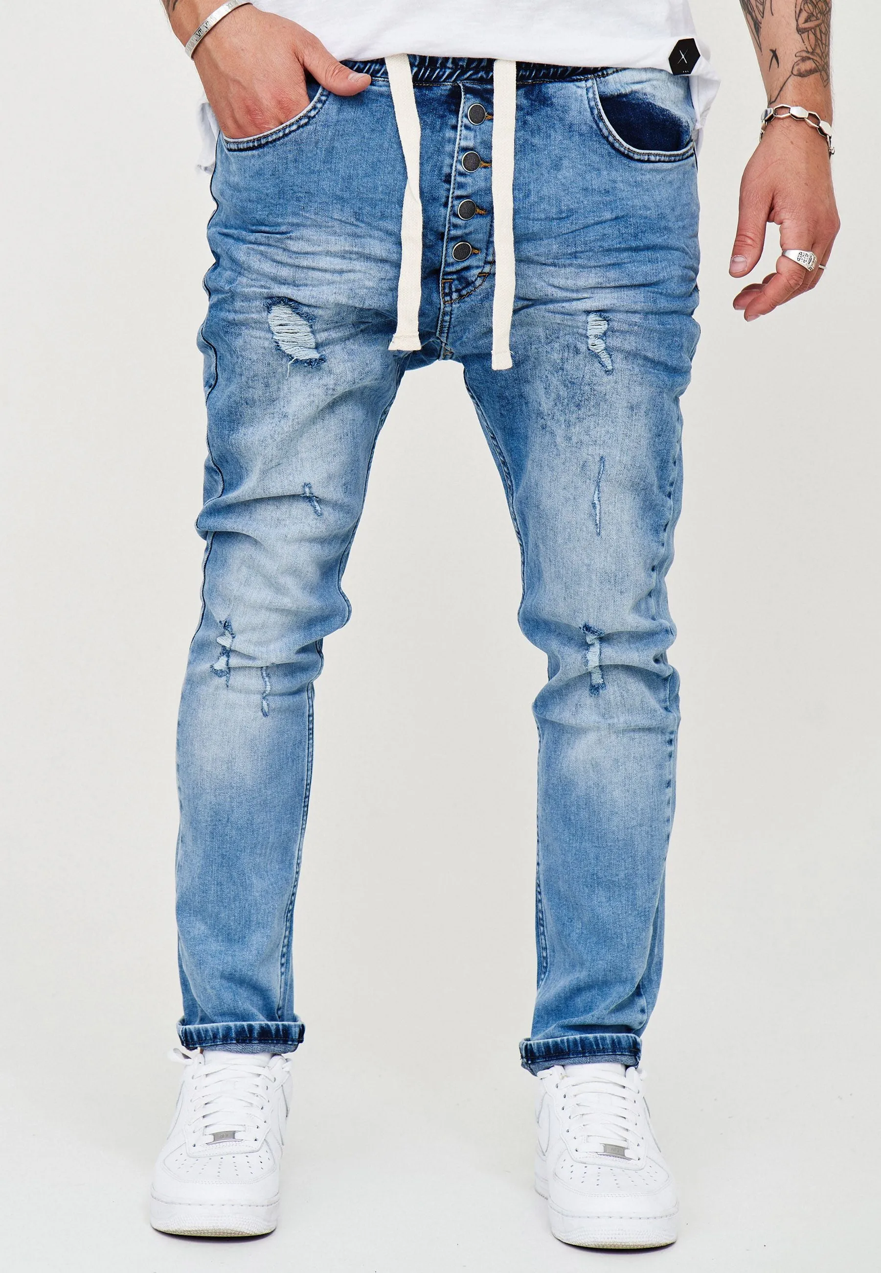 Jogger-Jeans Hellblau 289