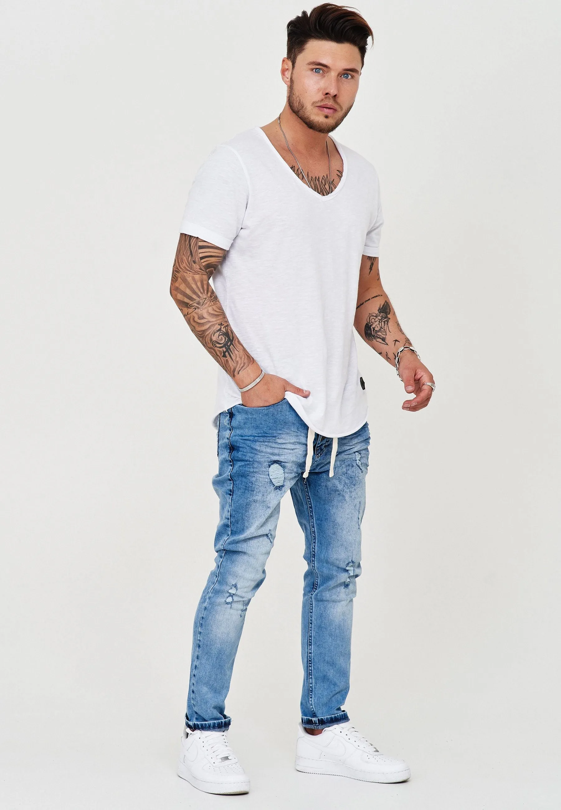 Jogger-Jeans Hellblau 289