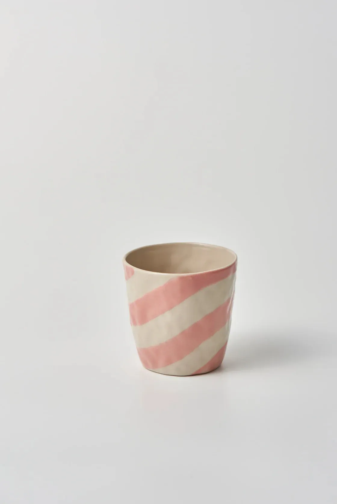 JONES & CO - CABANA STRIPE TUMBLER PINK