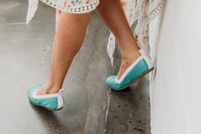 Kaira -Aquamarine Ballet Flat