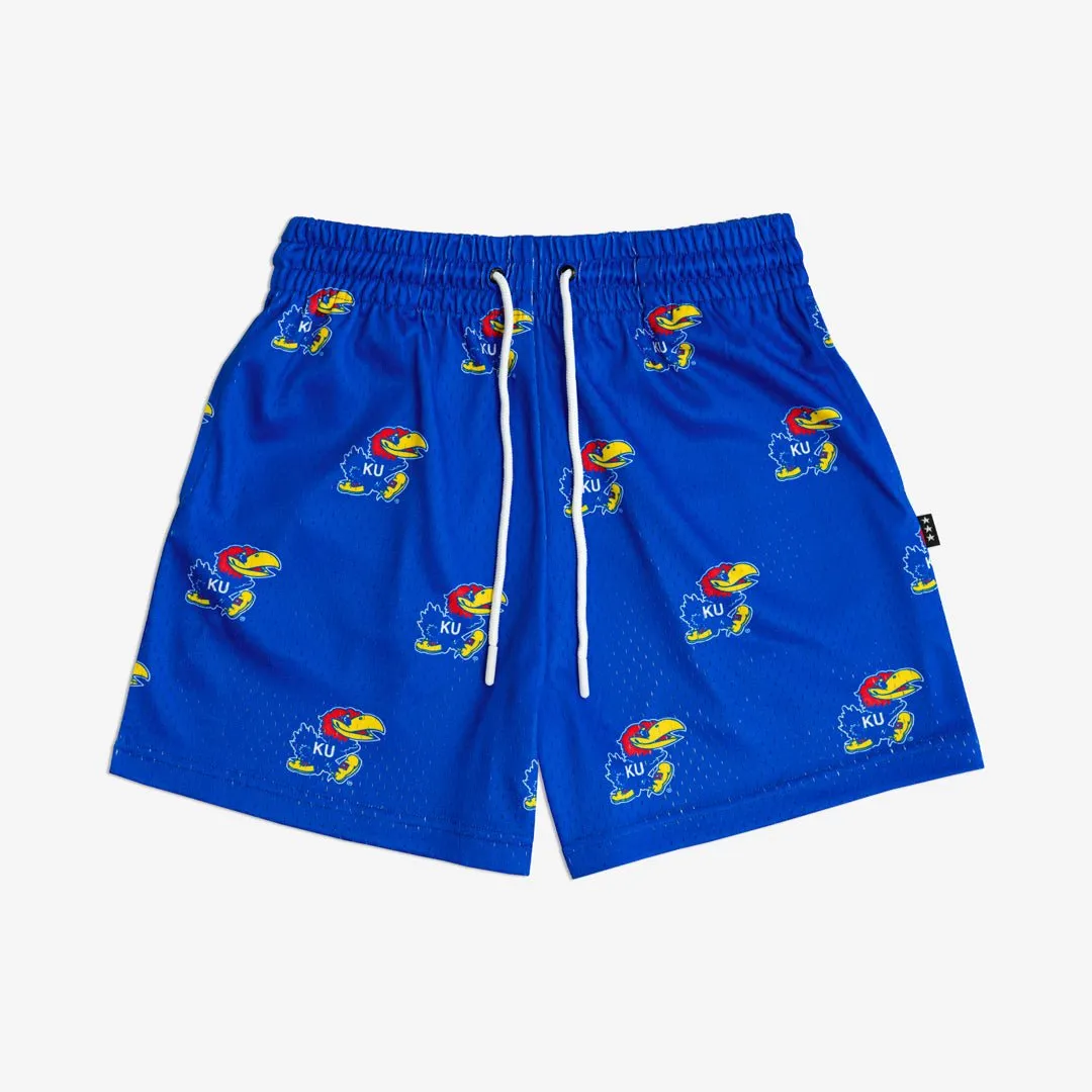 Kansas All-Over Logo Shorts