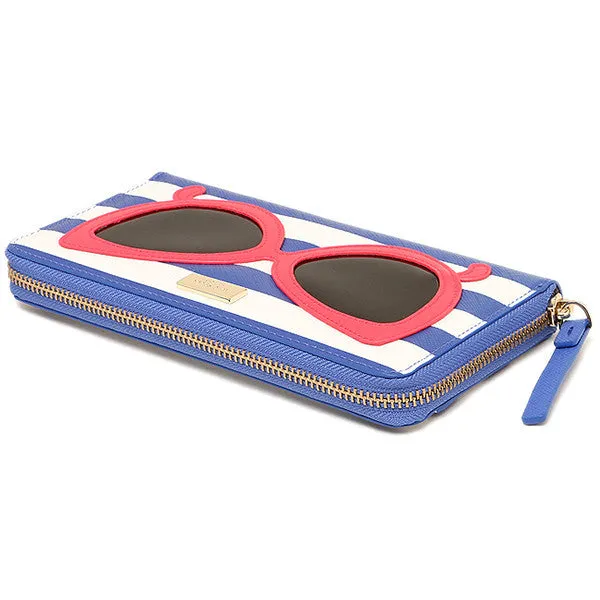 Kate Spade make a splash neda Sunglasses Zip Wallet