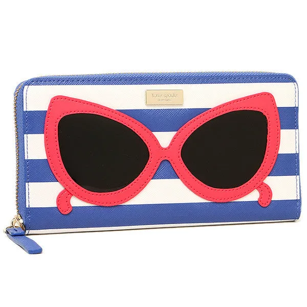 Kate Spade make a splash neda Sunglasses Zip Wallet