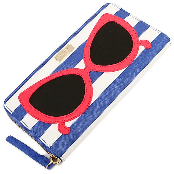 Kate Spade make a splash neda Sunglasses Zip Wallet