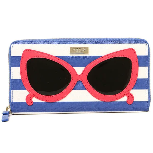 Kate Spade make a splash neda Sunglasses Zip Wallet