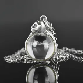 Kitty Cat Pools of Light Rock Crystal Pendant