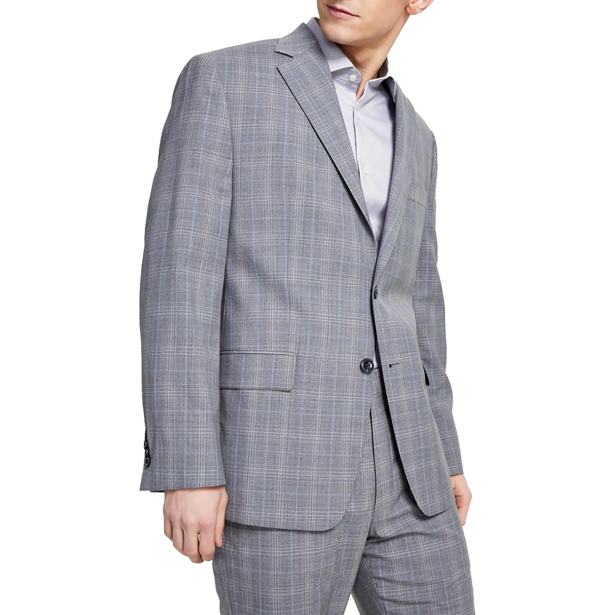 Kris Mens Wool Blend Wool Suit Jacket