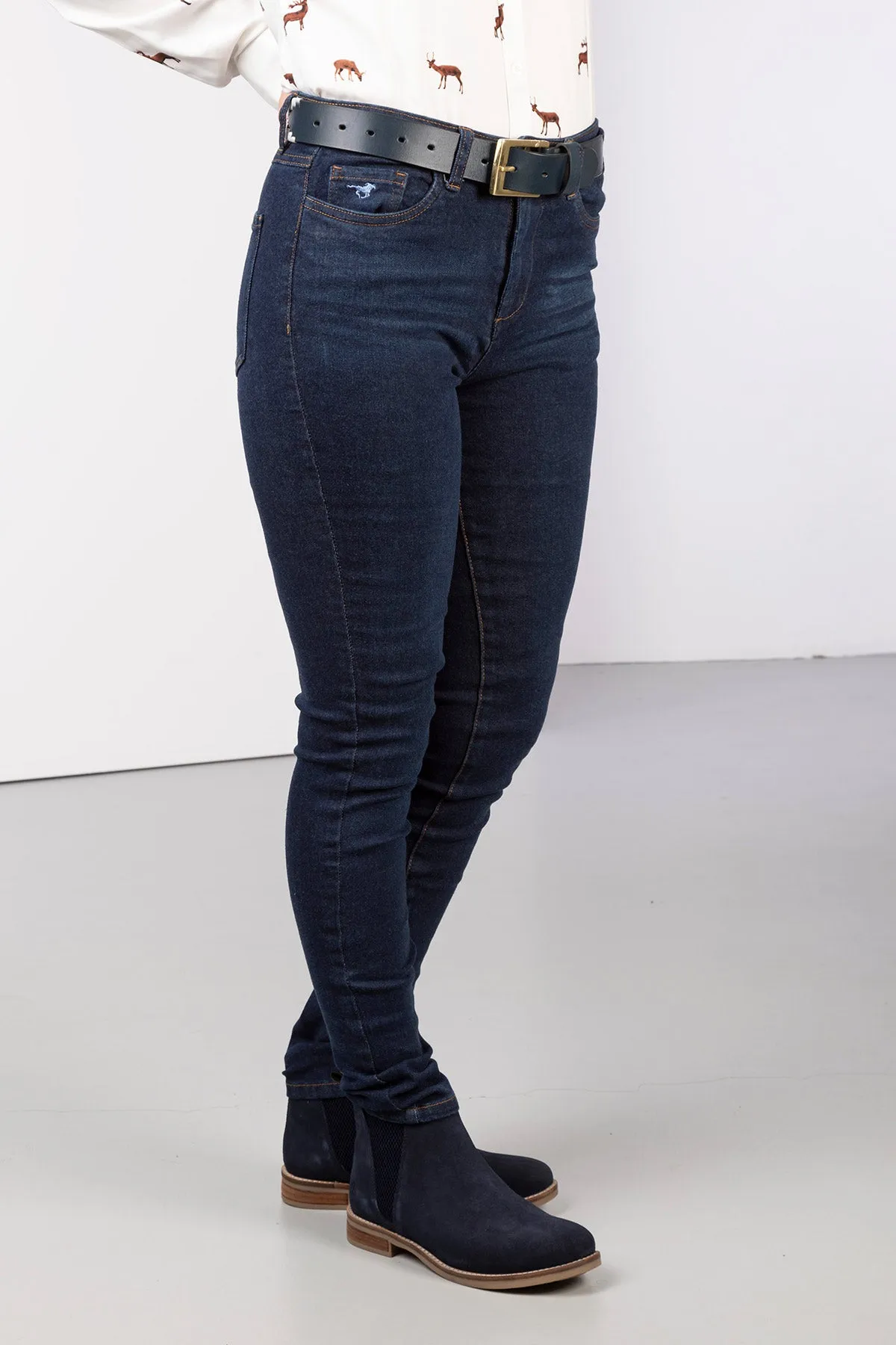 Ladies Embroidered Jeans - Ella