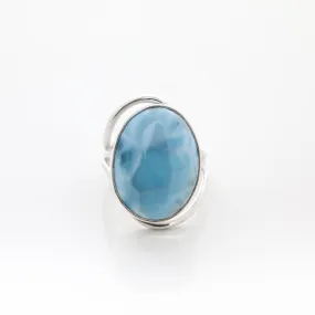 Larimar Oval Ring Aradia