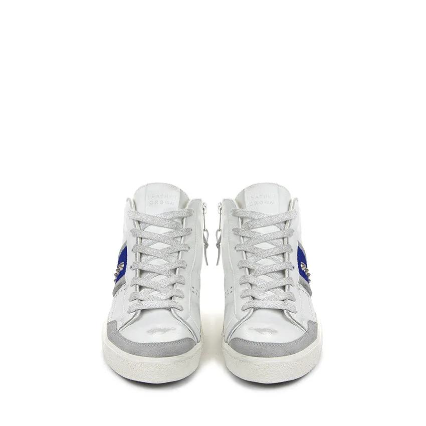 LEATHER CROWN SNEAKERS WLC177-007