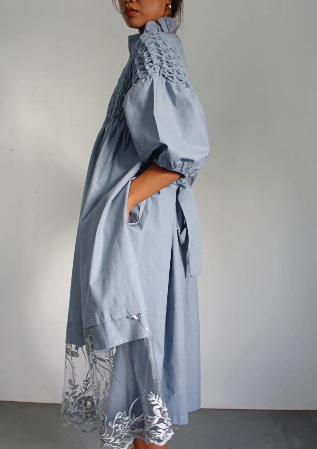 leila dress - gray