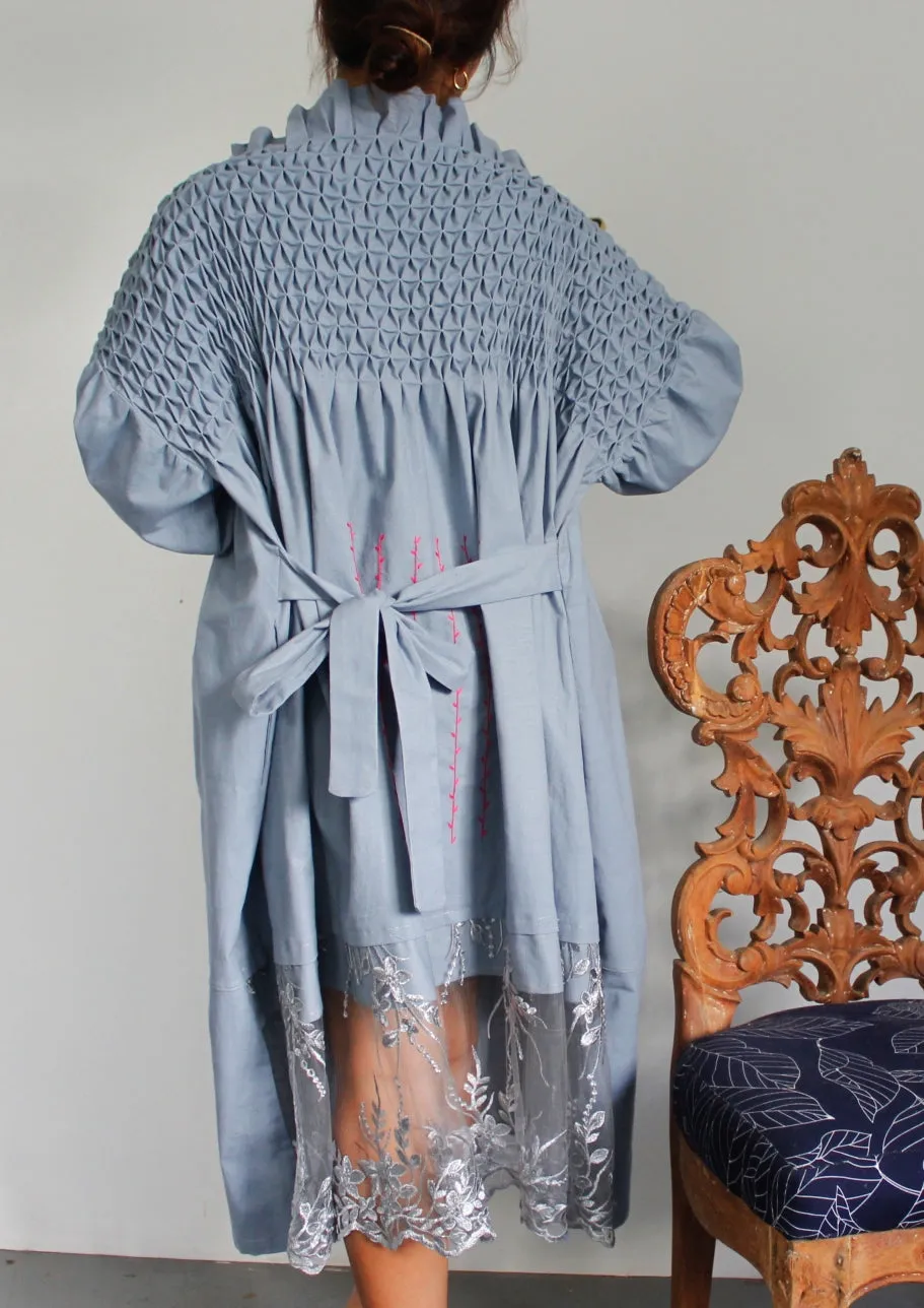 leila dress - gray