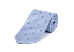 Light Blue Bean 100% Silk Tie