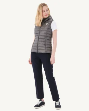 Light sleeveless down jacket Anthracite Mali