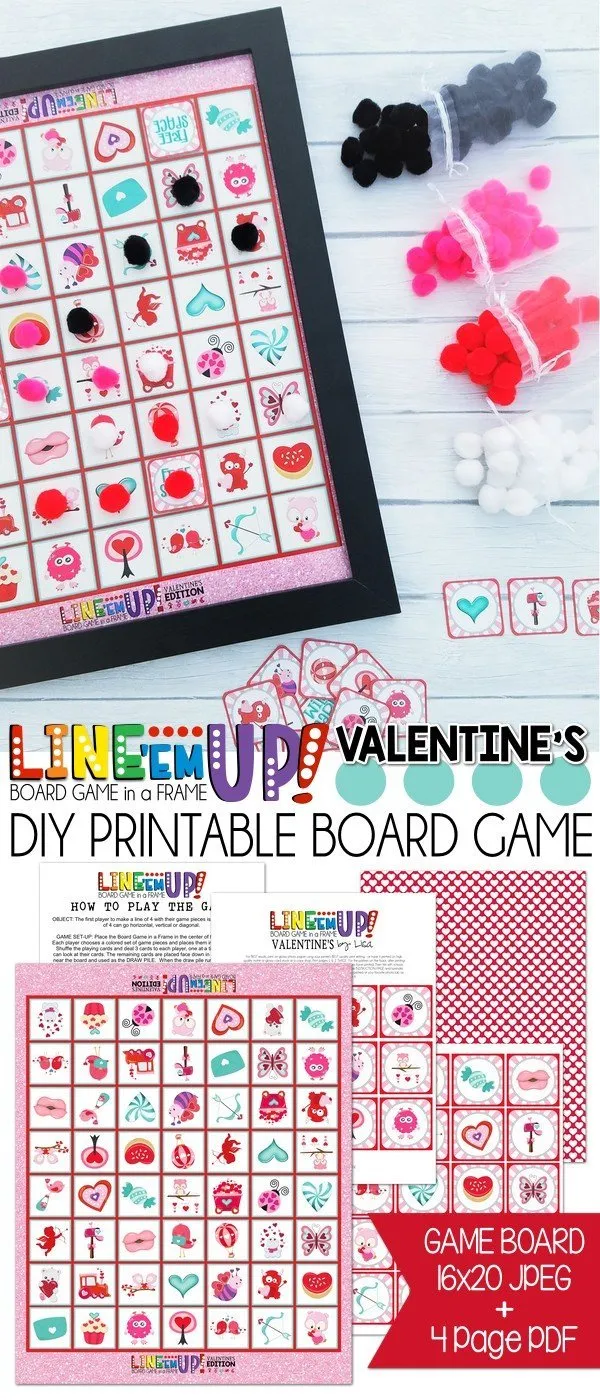 LINE 'Em UP! {VALENTINE} PRINTABLE Game