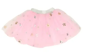 Little Girls Pink Sequin Skirt