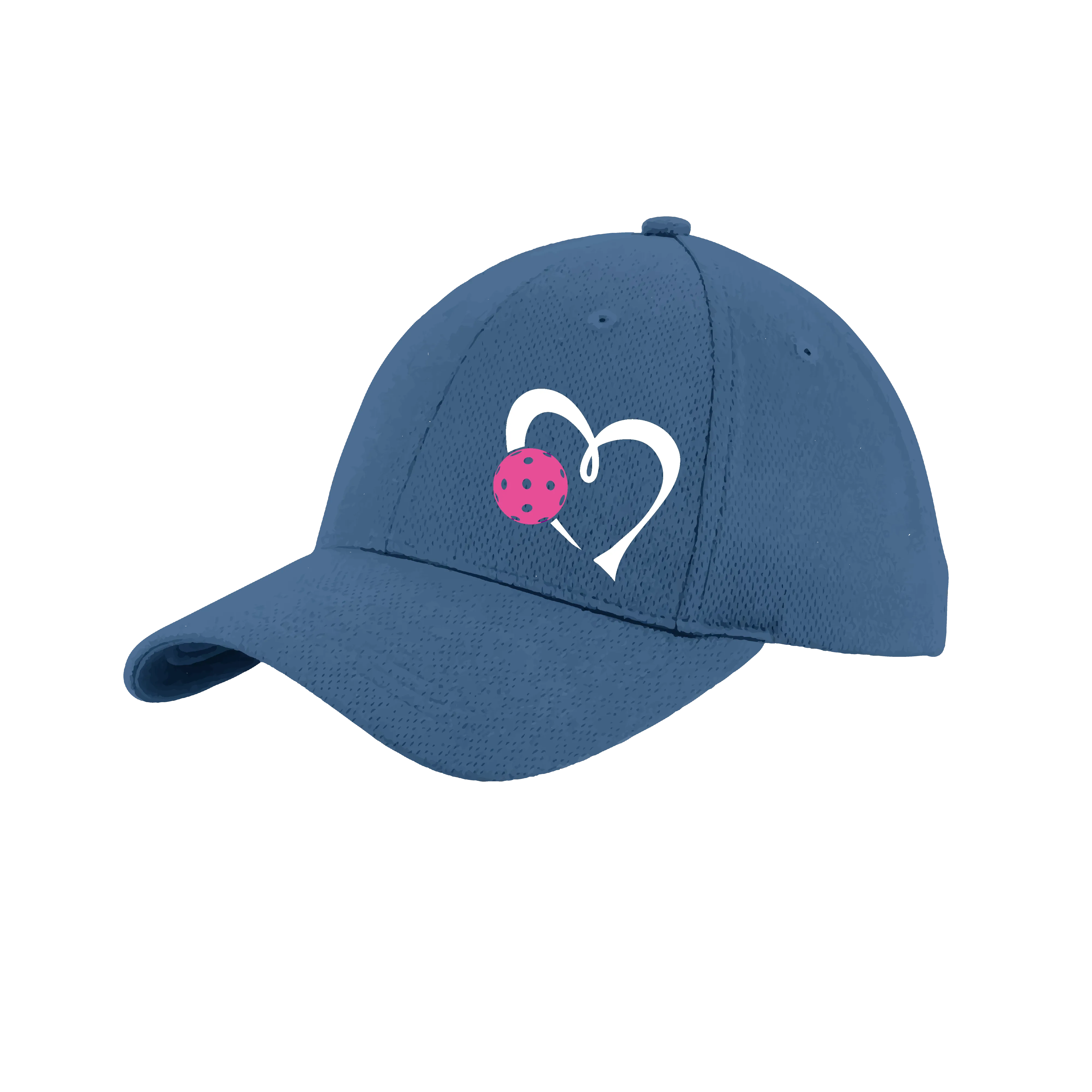 Love Pickleball (Pink) Customizable | Pickleball Hat | Moisture-Wicking 100% Polyester