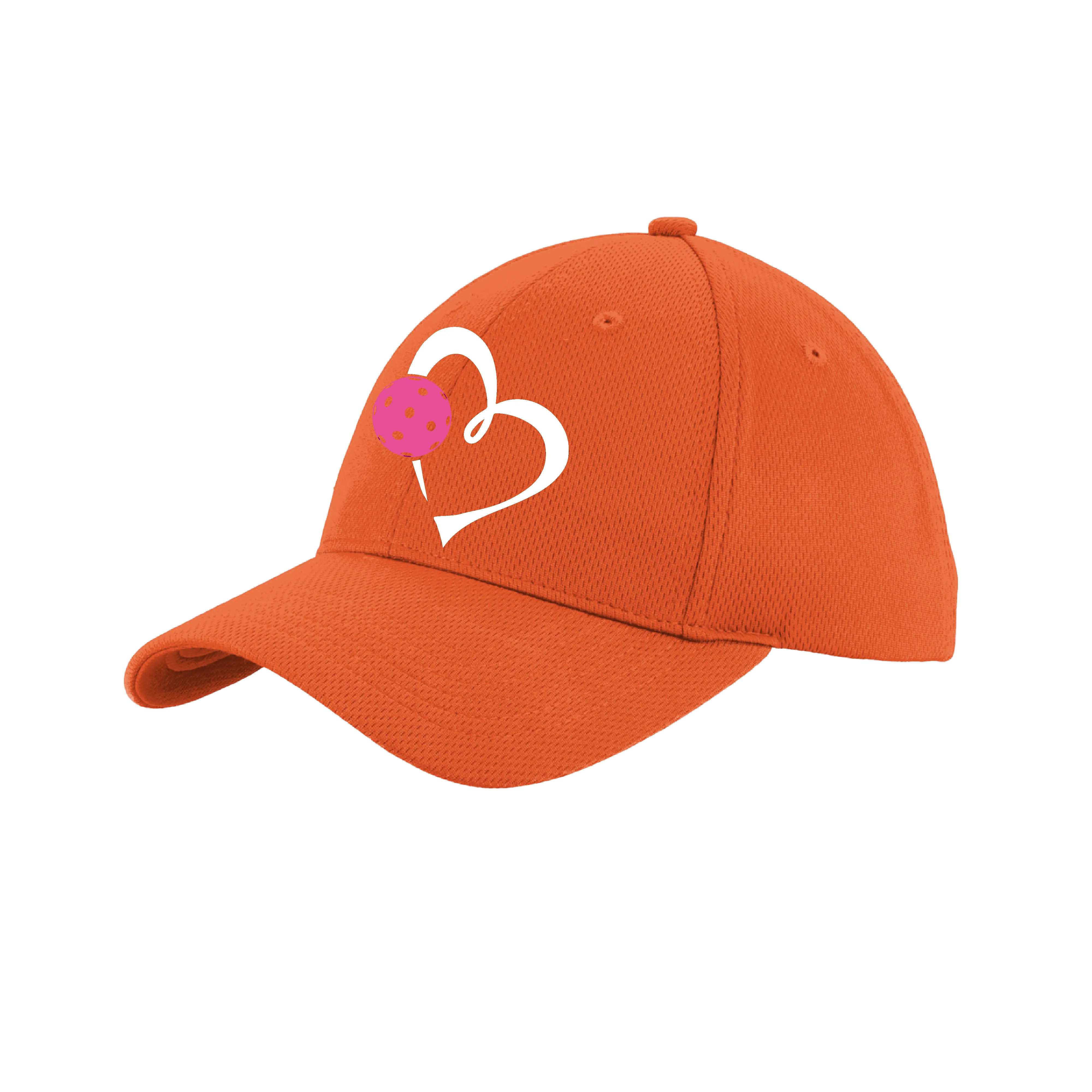 Love Pickleball (Pink) Customizable | Pickleball Hat | Moisture-Wicking 100% Polyester