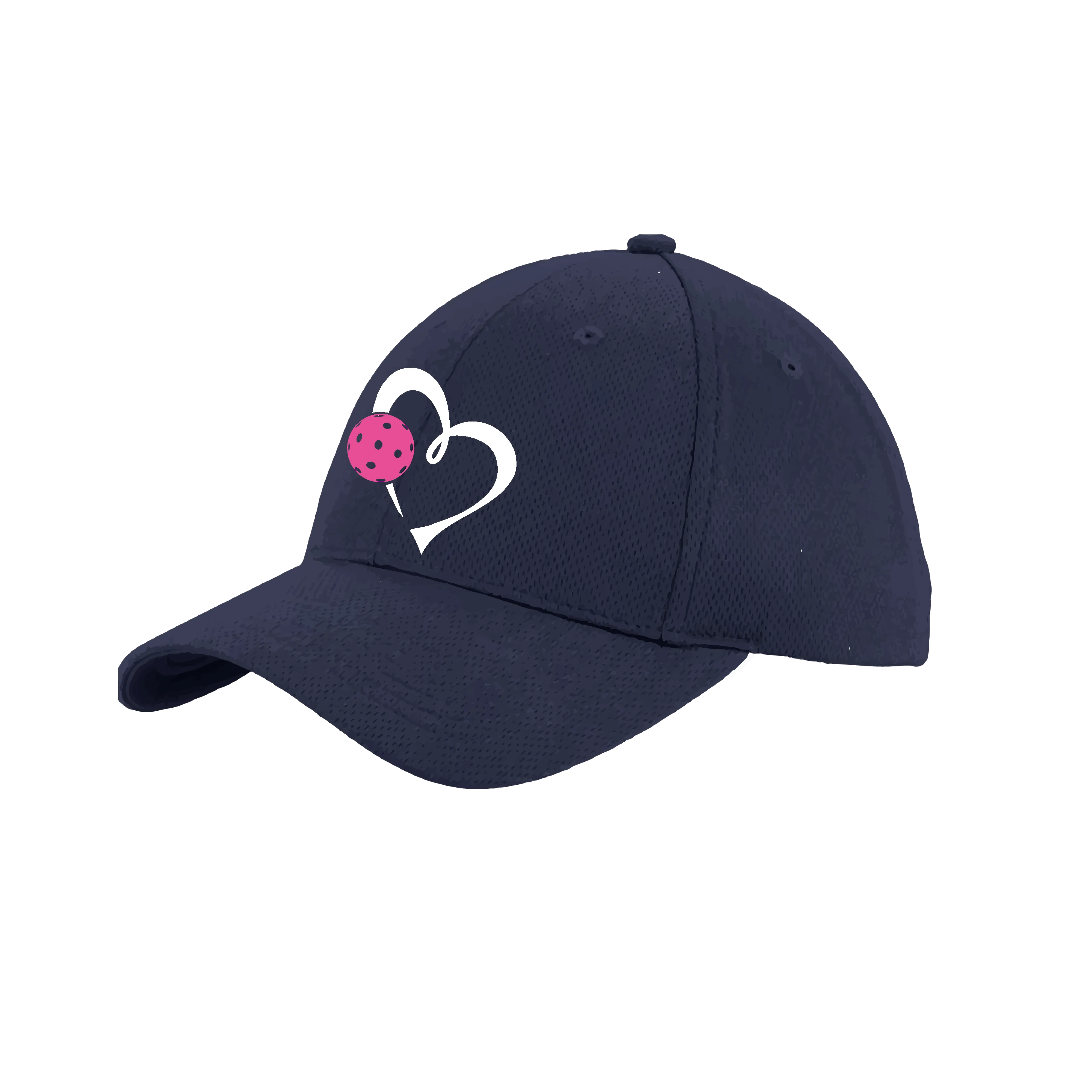 Love Pickleball (Pink) Customizable | Pickleball Hat | Moisture-Wicking 100% Polyester