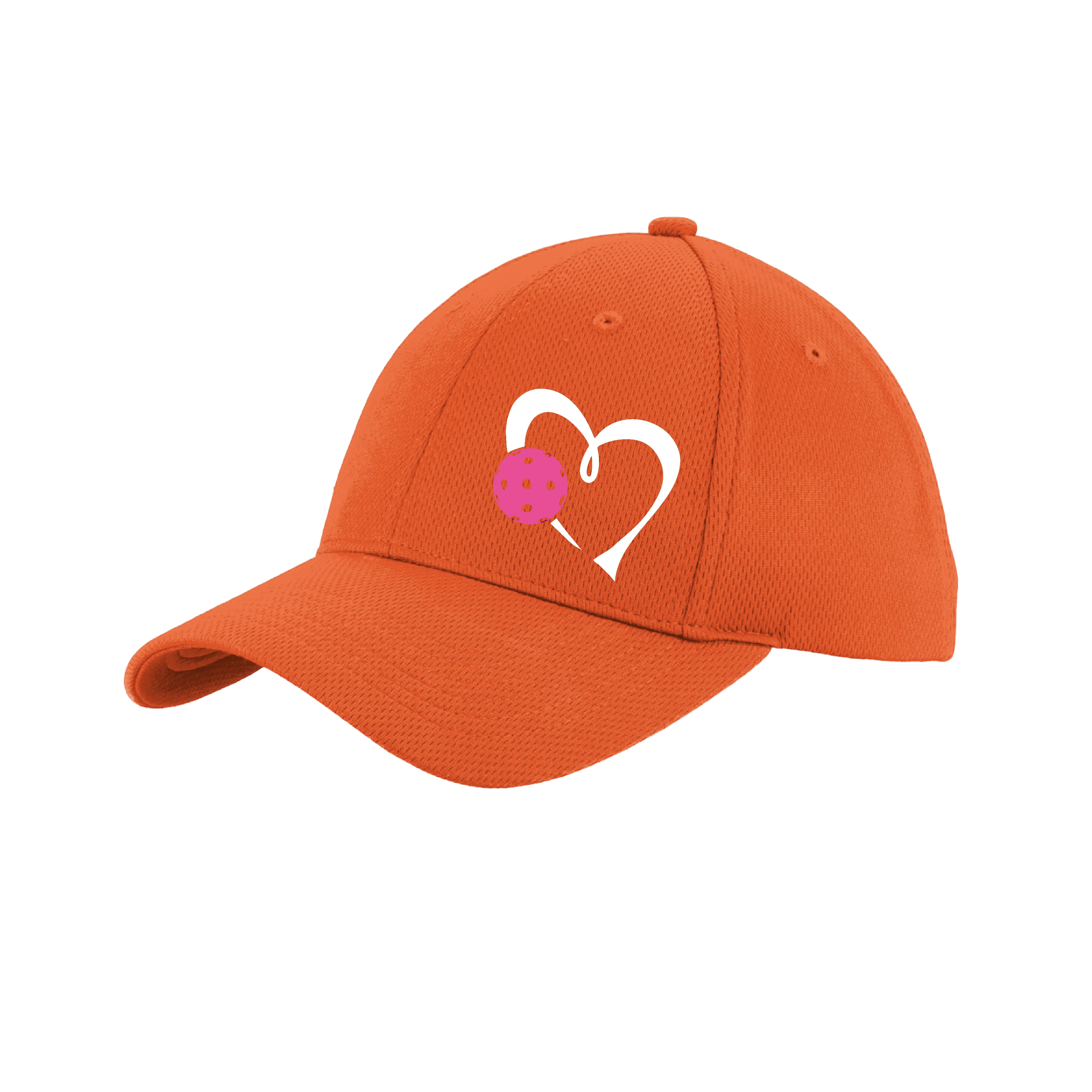 Love Pickleball (Pink) Customizable | Pickleball Hat | Moisture-Wicking 100% Polyester