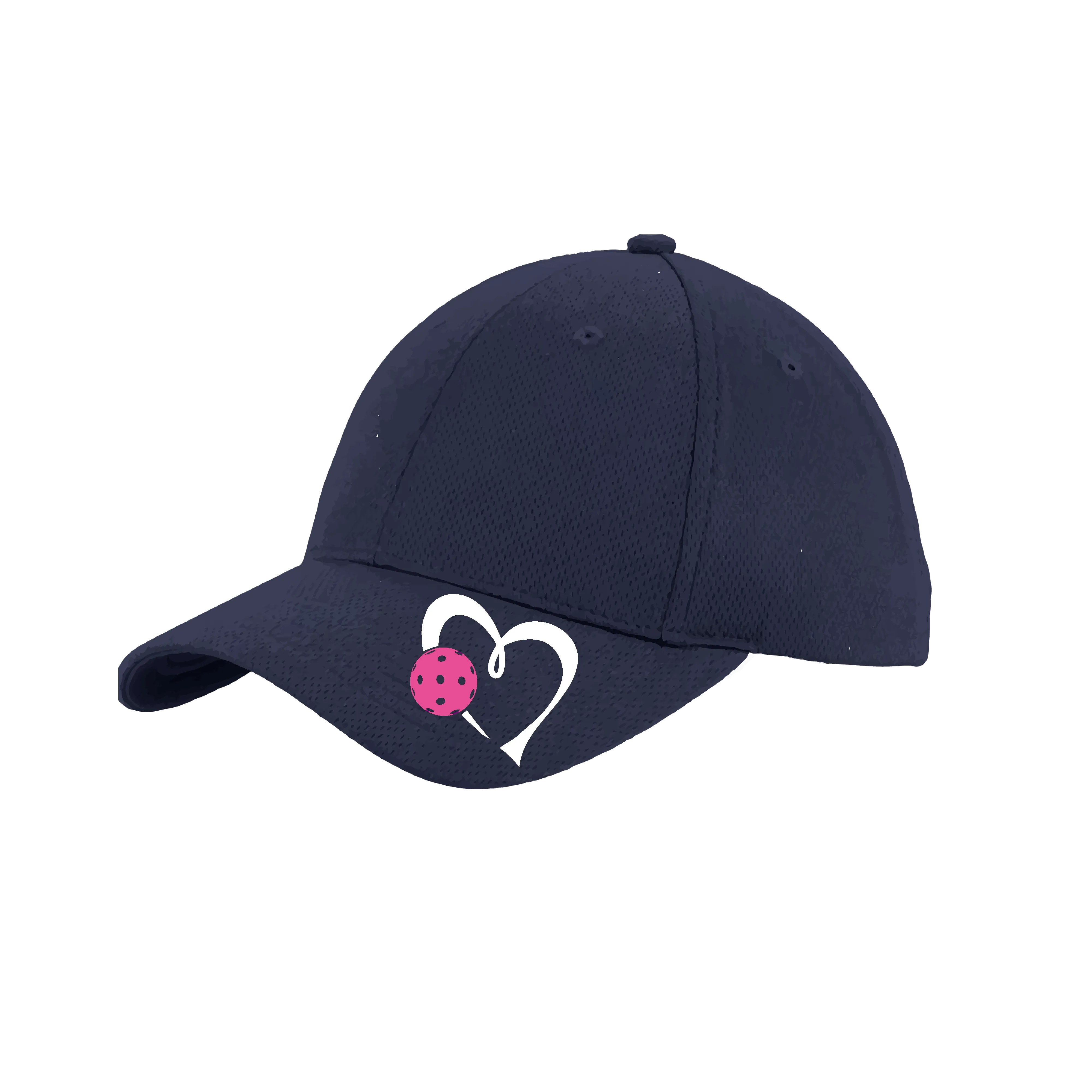 Love Pickleball (Pink) Customizable | Pickleball Hat | Moisture-Wicking 100% Polyester