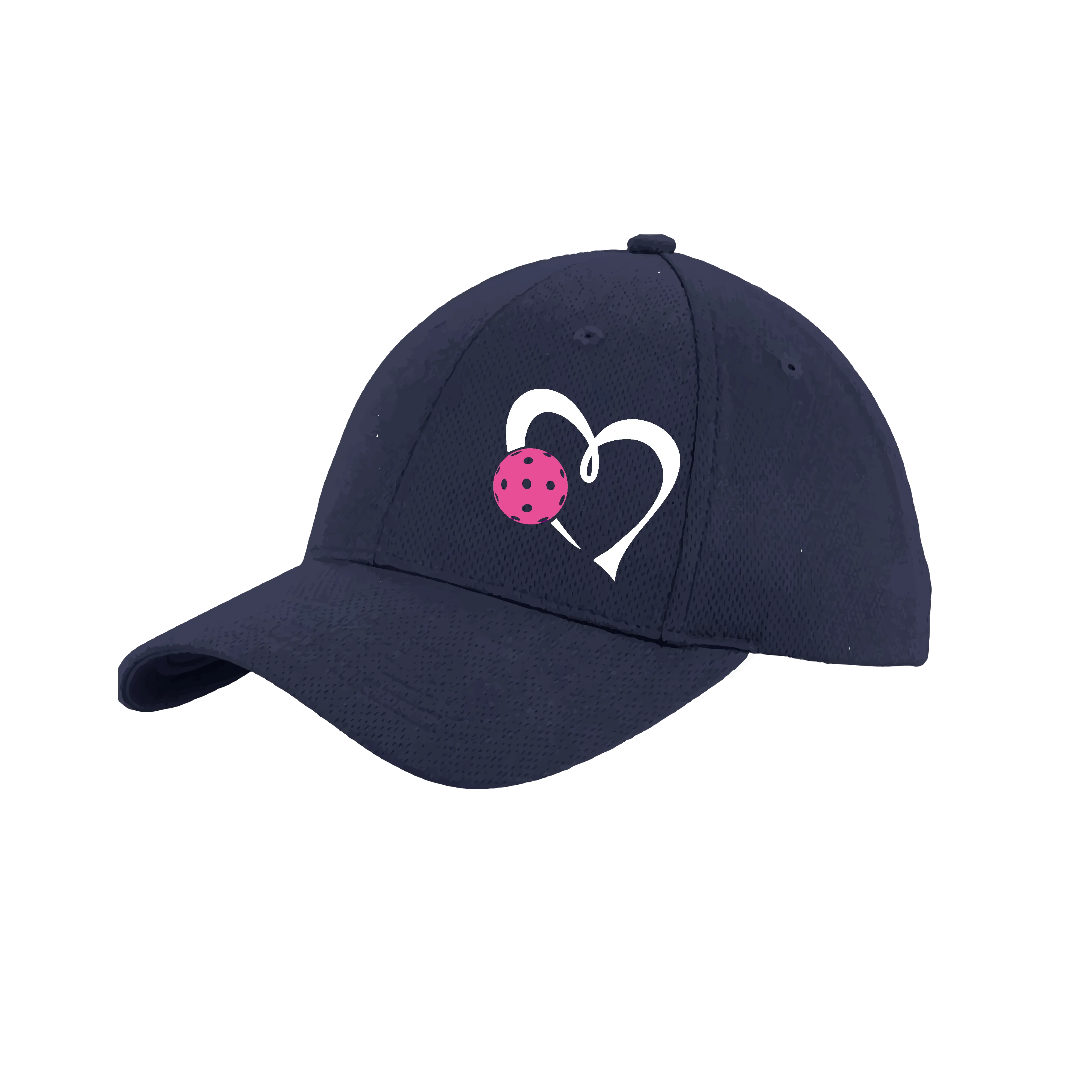 Love Pickleball (Pink) Customizable | Pickleball Hat | Moisture-Wicking 100% Polyester