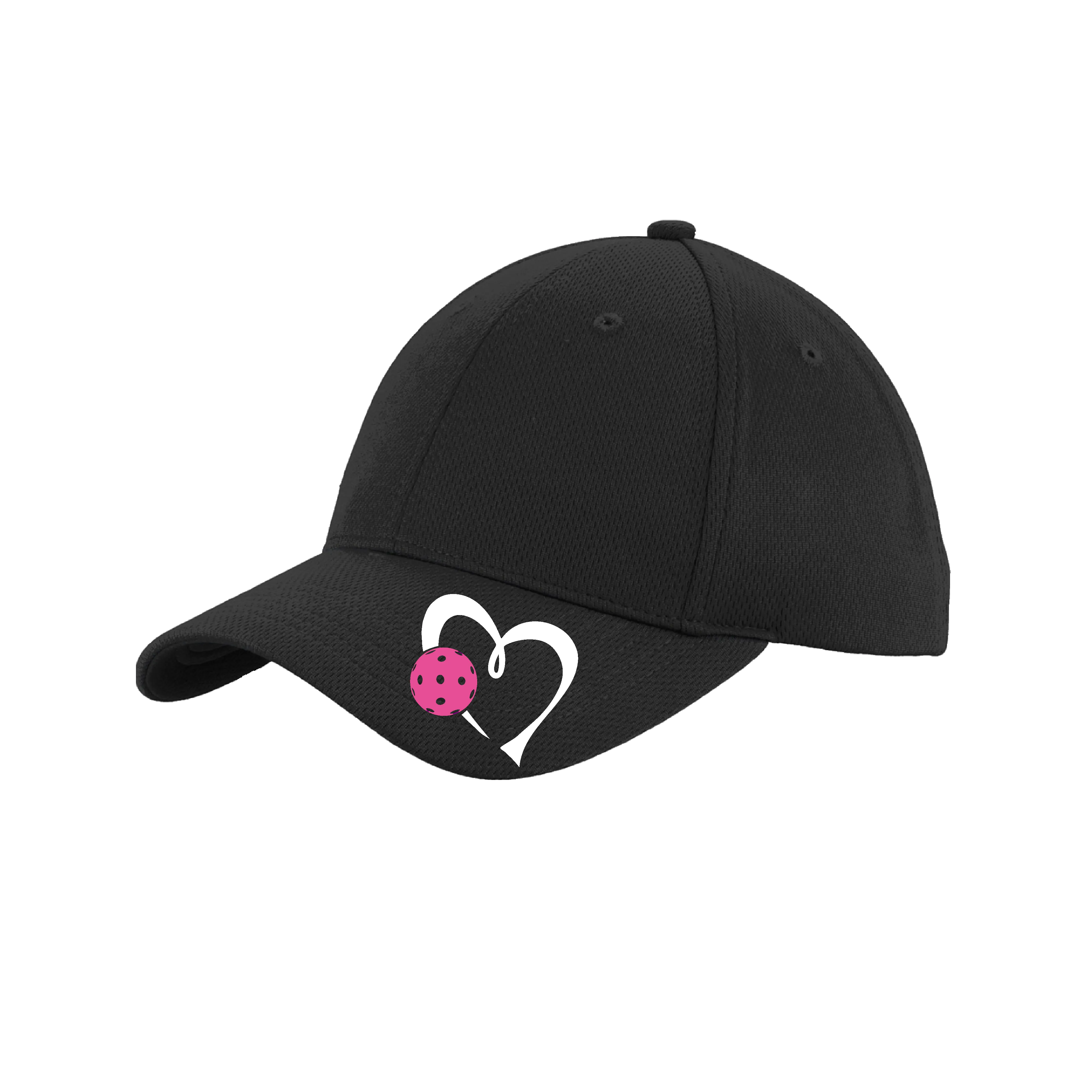 Love Pickleball (Pink) Customizable | Pickleball Hat | Moisture-Wicking 100% Polyester